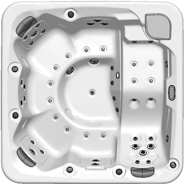 Гидромассажный спа бассейн AQUAVIA AQUALIFE PULSE